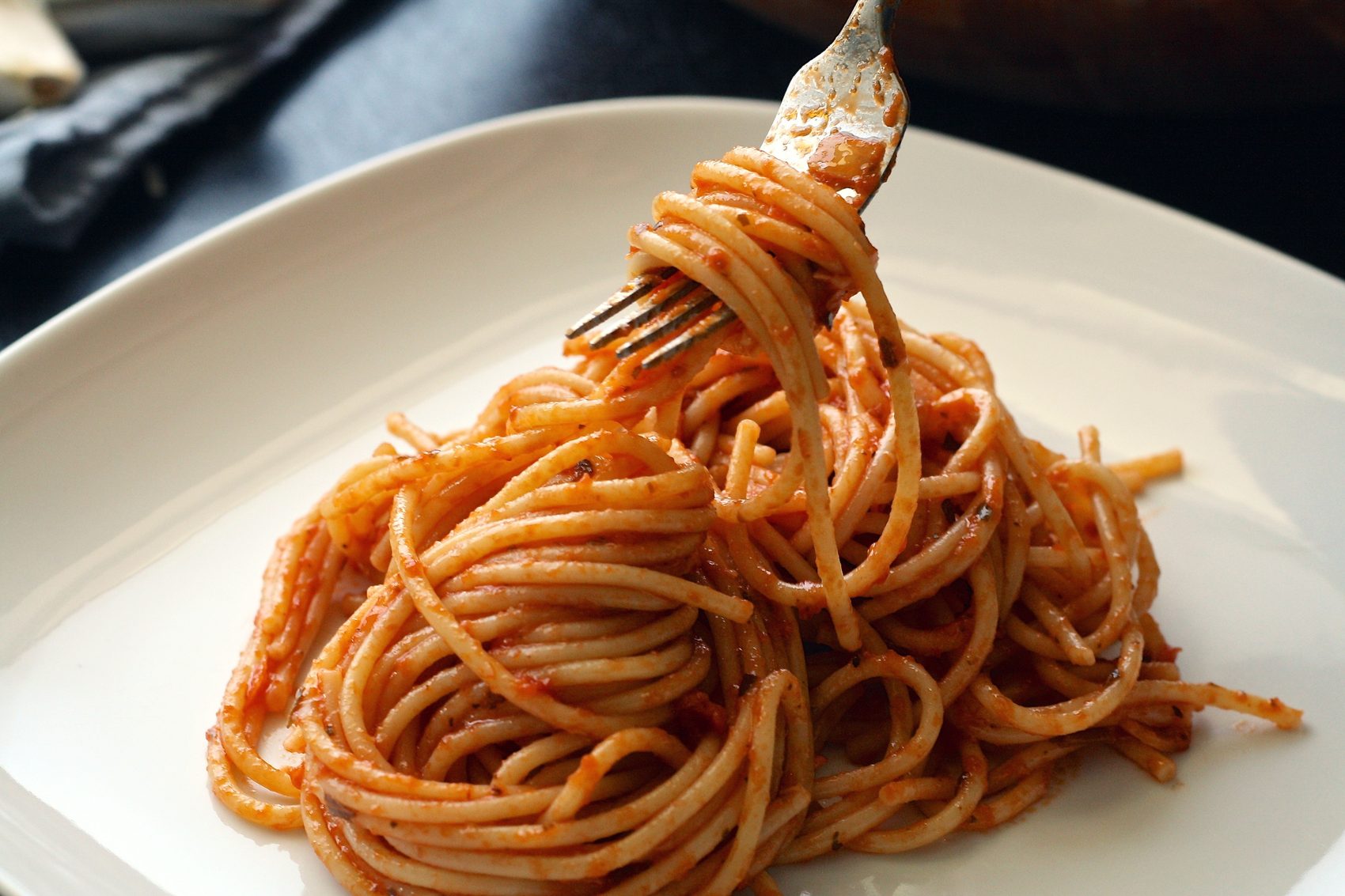 Spaghetti Aglio Olio mit Scampi